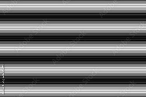 Black and white thin lines seamless pattern vector illustration. TV screen linear stripes texture background.