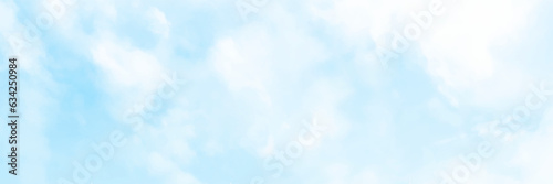 Sky Nature Landscape Background. Background with Clouds on Blue Sky