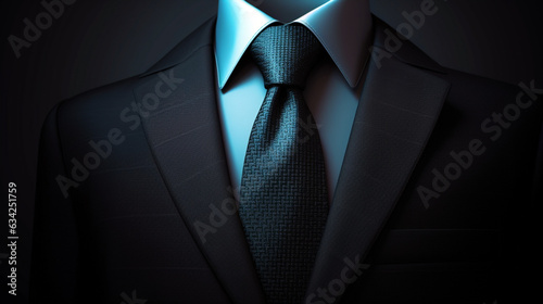 Fotografia Black business suit with a tie