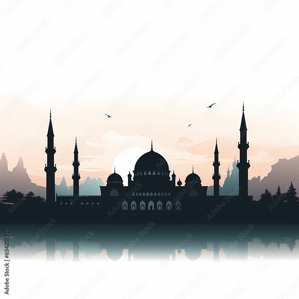 Silhouette Mosque Design