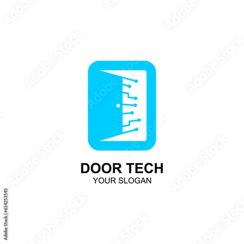 door tech logo design