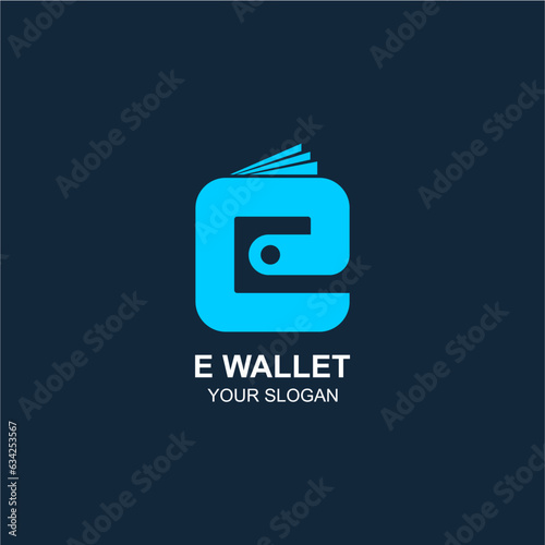 e wallet logo design