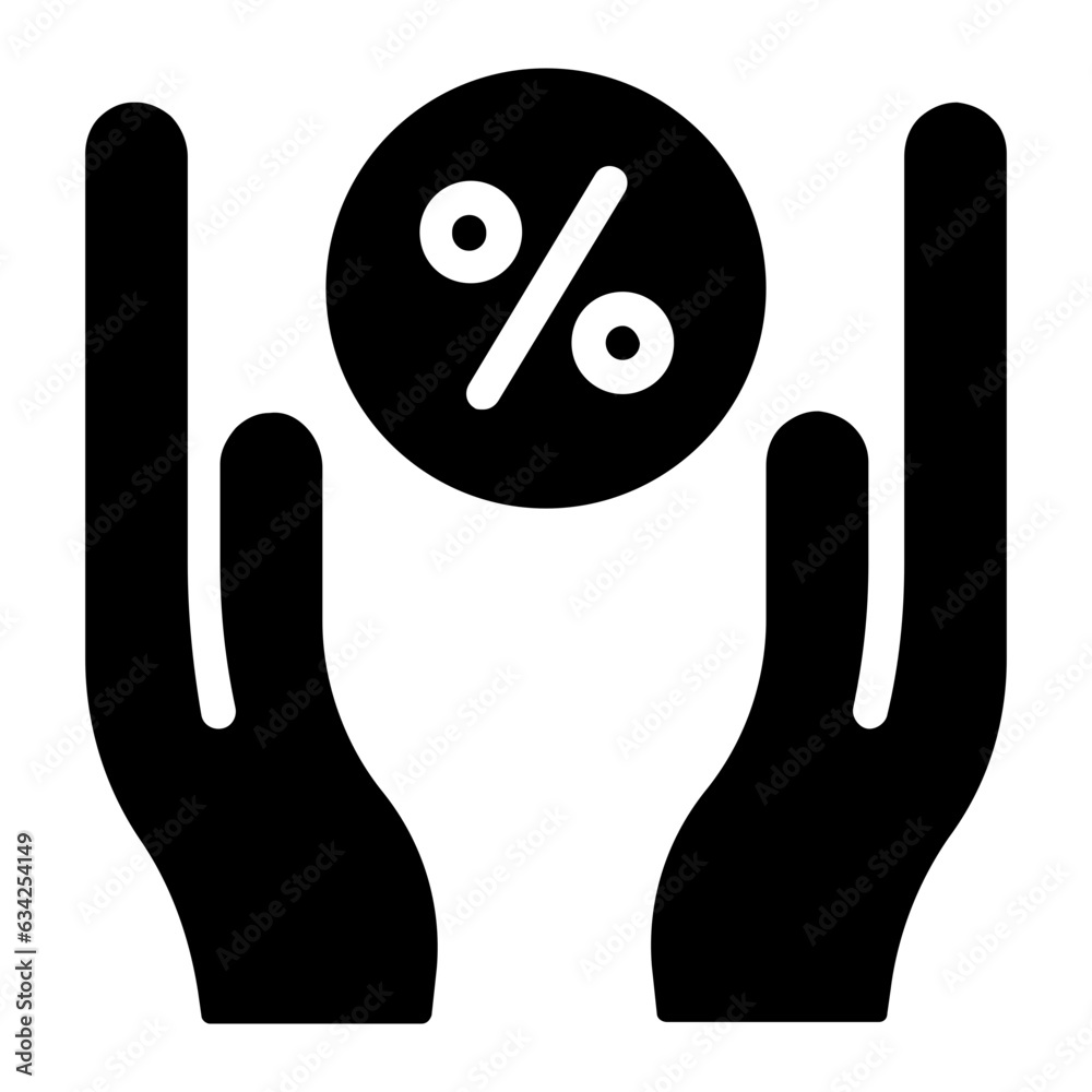 Fototapeta premium discount icon