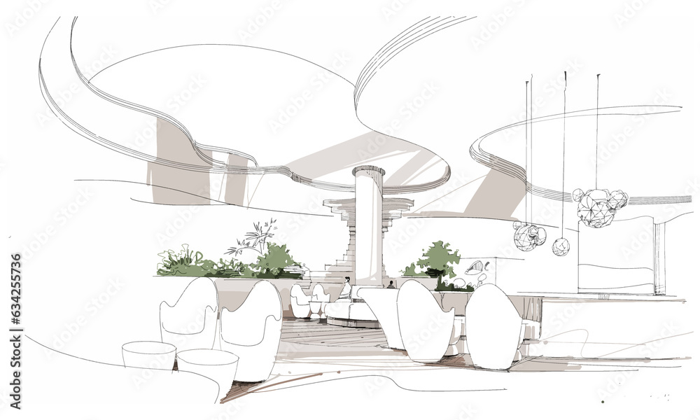 sketch stripes all day & restaurant , black and white interior design.
sketch stripes all day & restaurant , black and white interior design.