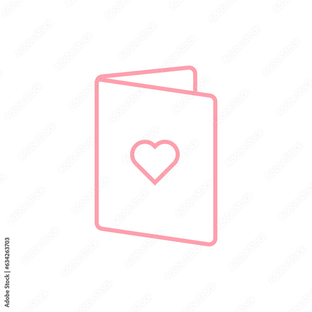 illustration cartoon of love letter illustration cartoon of love letter