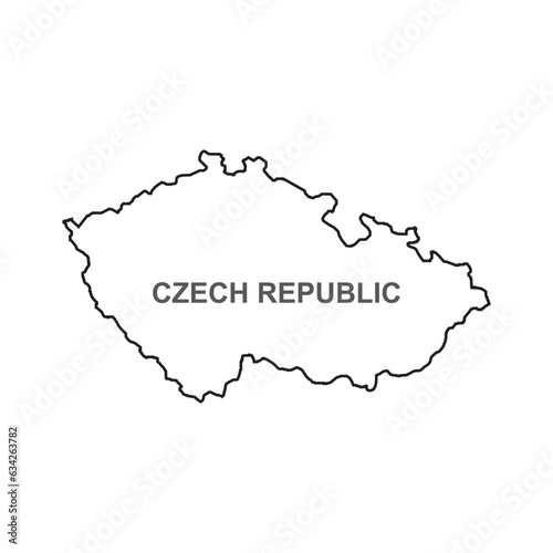 Czech Republic map icon