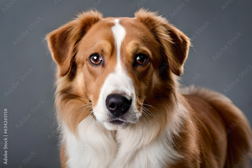 Fototapeta premium golden retriever dog generated by AI tool