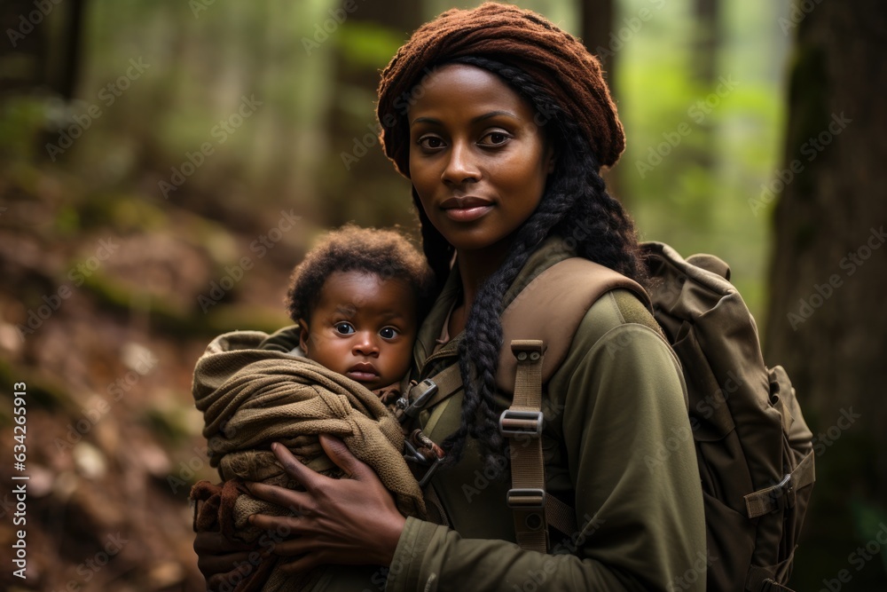 A Woman Holding A Child In A Forest. Womans Empowerment, Childhood In Nature, Motherhood, Forest Conservation, Feminine Energy, Stress Relief, Bonding With Kids, Love Of Nature