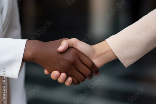A Close Up Of Two People Shaking Hands. Politics, International Relations, Business, Cooperation, Body Language, Leadership, Interactions, Conflict Resolution