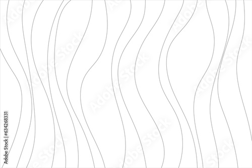 Modern geometric stylish texture with wavy stripes vector background