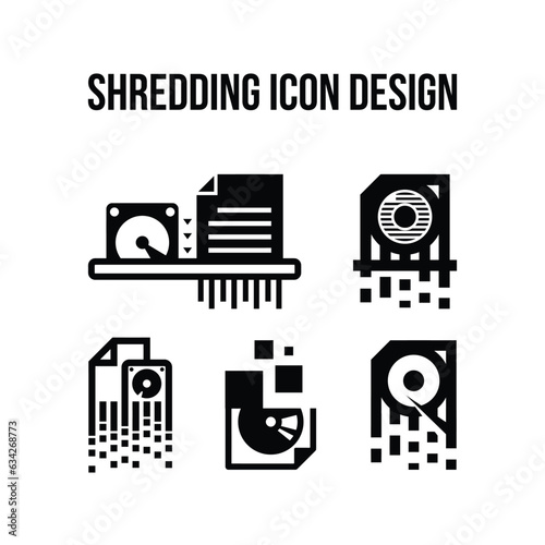 Document shredder line and glyph icon, file and document, destroy sign, vector graphics, a linear pattern on a white background, eps 10.eps