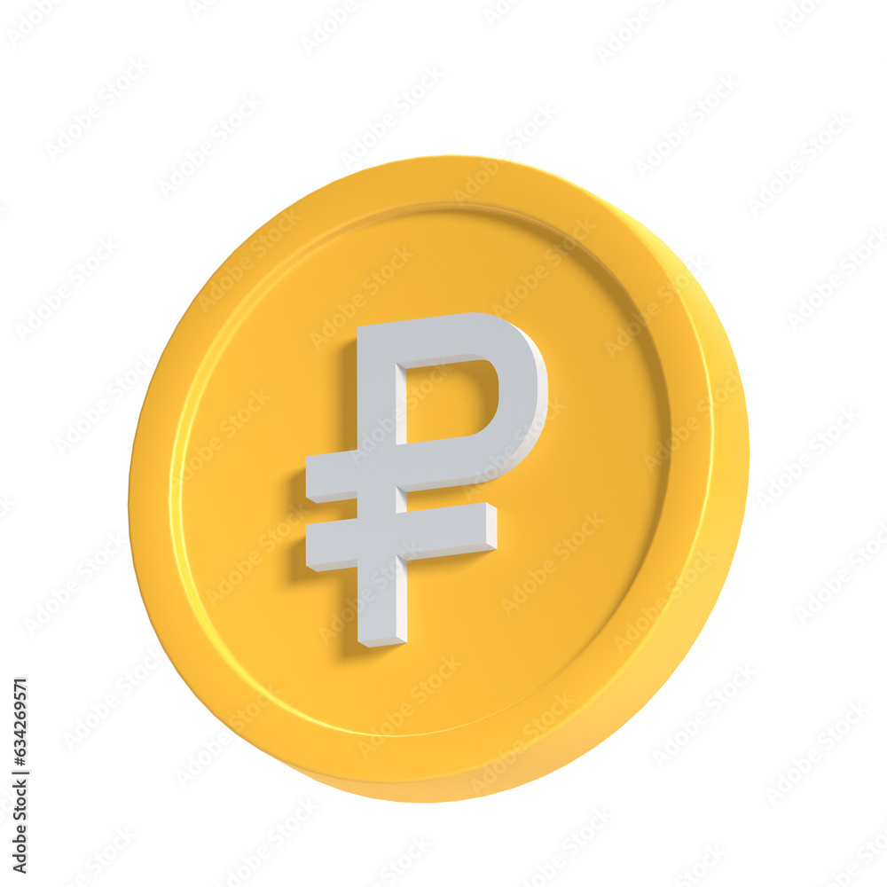 ruble 3D Illustration Icon Pack Element ruble 3D Illustration Icon Pack Element