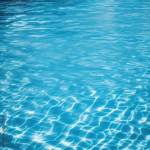 Swimming Pool Blue Water Surface Background Texture © Moldovan