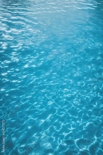 Swimming Pool Blue Water Surface Background Texture © Moldovan