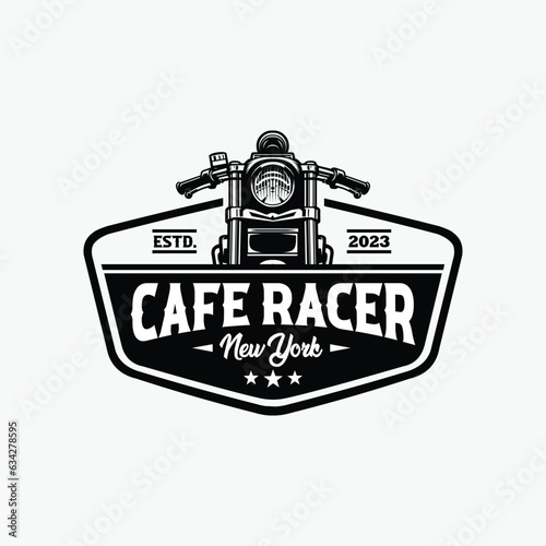 Wallpaper Mural Cafe Racer Emblem Badge Logo Vector Isolated in White Background