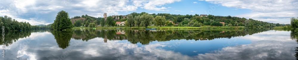 Extrempanorama Donausee bei Weitenegg