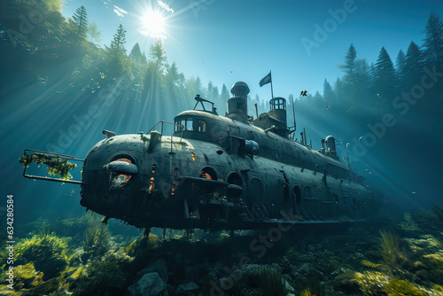 submarine underwater Generative AI
