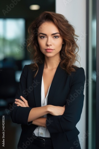 cropped portrait of an attractive young businesswoman standing with her arms crossed in the office Free Download cropped portrait of an attractive young businesswoman standing with her arms crossed in the office - GFXLoad