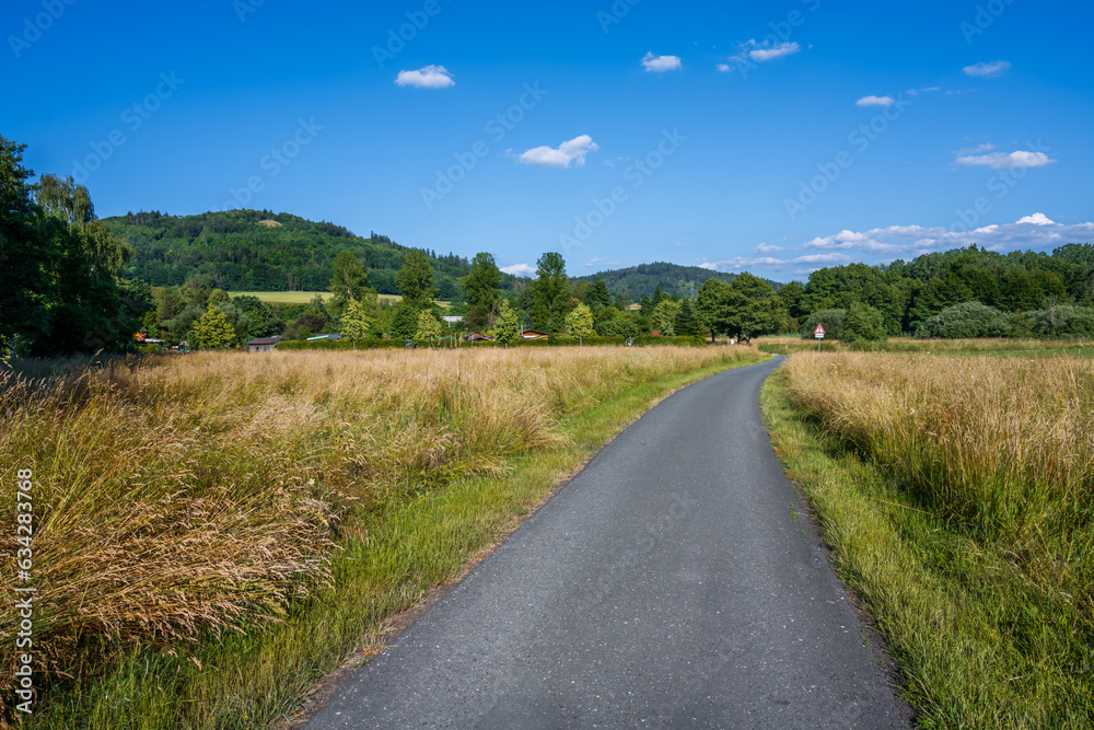 Idyllic landscape in the Franconian Forest