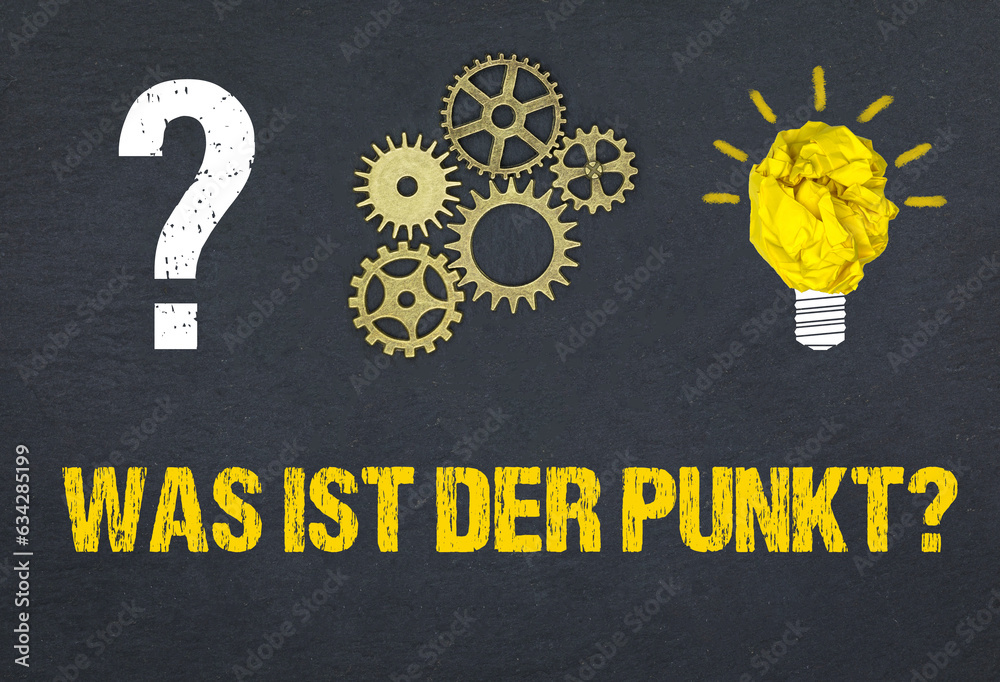 Obraz premium Was ist der Punkt?