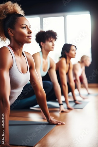 shot of a group of young people doing sit ups in a fitness class