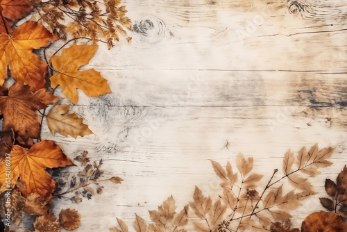 Canvas Print 秋のイメージの背景デザイン素材