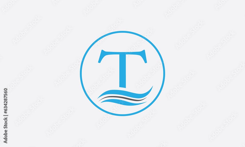 Water wave logo. Water wave with letters . water wave symbol design Water wave logo. Water wave with letters . water wave symbol design