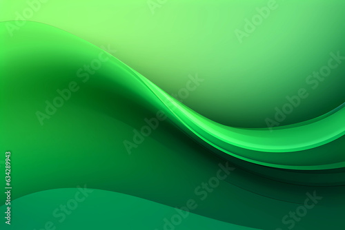 Green flowy background with a wave.