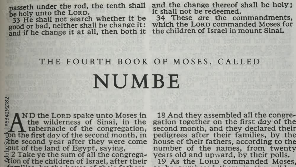 Numbers The Fourth Book Of Moses Numbers The Fourth Book Of Moses