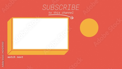 Orange Subscribe Outro