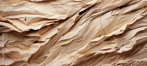 abstract texture with natural materials, beige and brown colors.generative ai photo