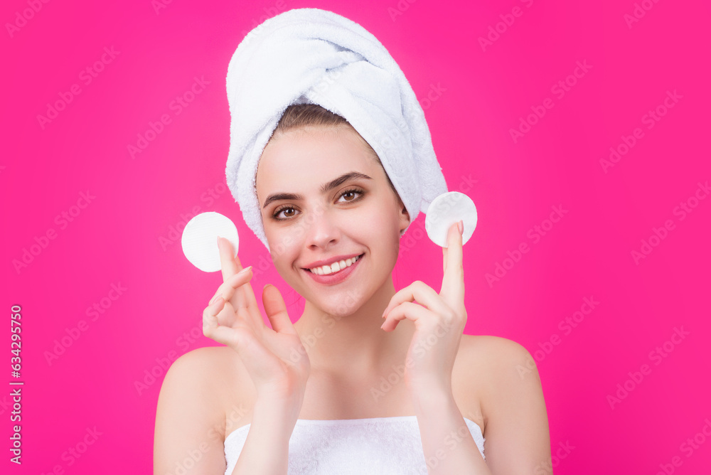 Woman using cotton pad. Beautiful girl cleaning skin by cotton pad. Facial toner or cleansing milk. Removing makeup. Cleaning face with cotton pads. Cleansing lotion for removing makeup. Woman using cotton pad. Beautiful girl cleaning skin by cotton pad. Facial toner or cleansing milk. Removing makeup. Cleaning face with cotton pads. Cleansing lotion for removing makeup.