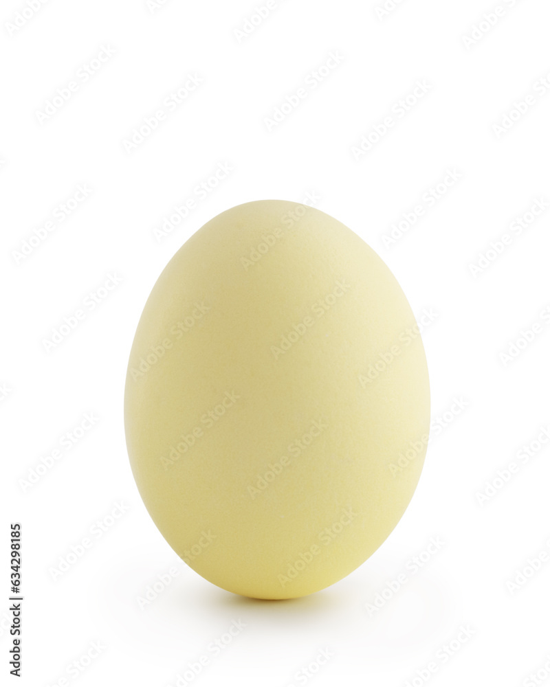 yellow easter egg isolated on white background yellow easter egg isolated on white background