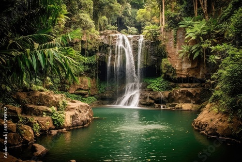 Tropical Waterfall © mindscapephotos