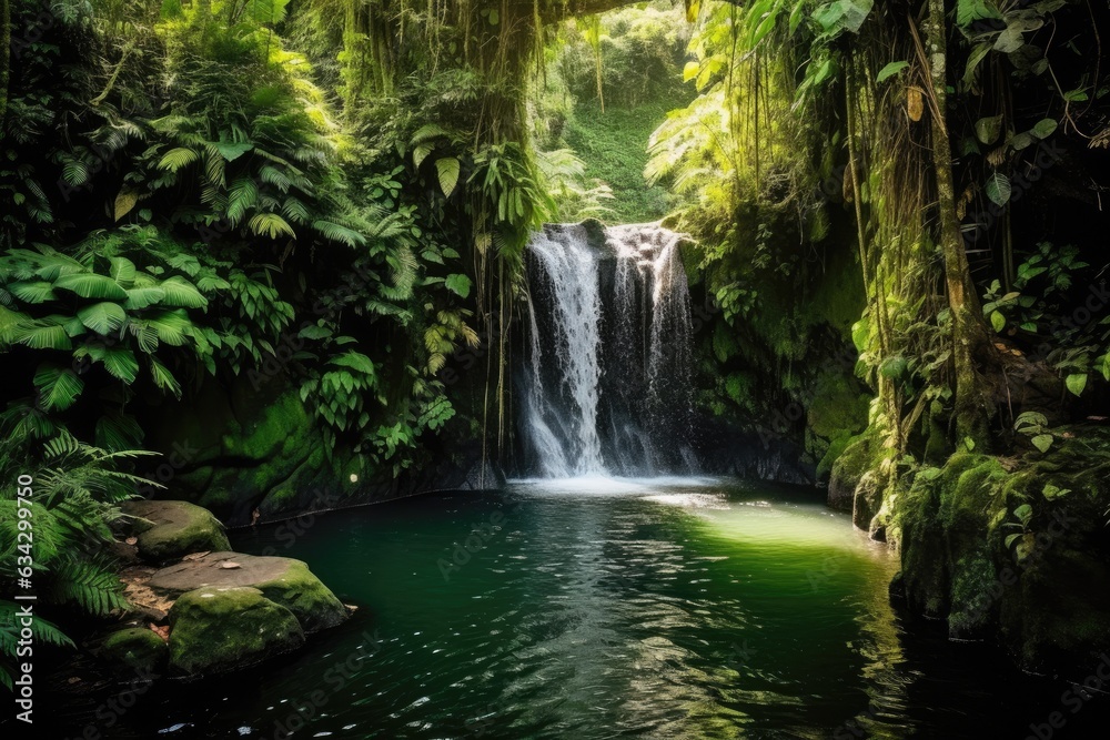 Tropical Waterfall