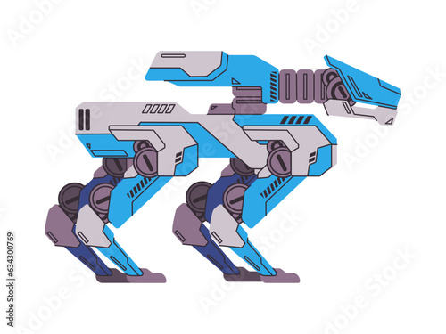 watchdog surveillance robot technology futuristic modern automation machine artificial intelligence military war battle animal