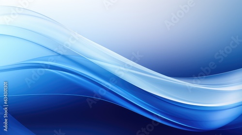 Ultra Wide Abstract Blue Background