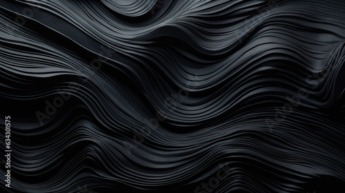 Waves in Black Colors