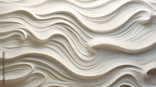 Waves in Ivory Colors.