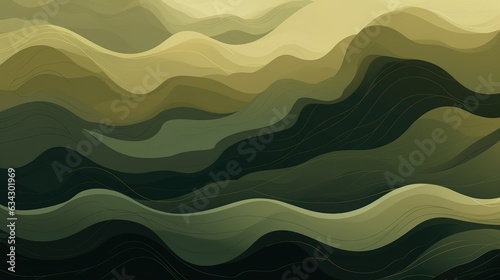 Waves in Khaki Colors photo