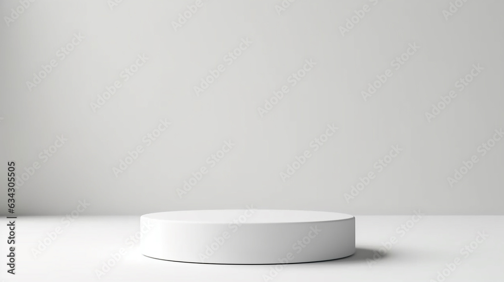 white podium abstract empty three-dimensional platform design. white podium abstract empty three-dimensional platform design.