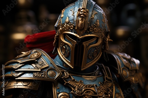 Microcosms of History: Capturing the Subtle Details of Warrior Armor in Macro, Revealing Carvings, Dents, and Battle-Tested Marks that Chronicle Epic Struggles