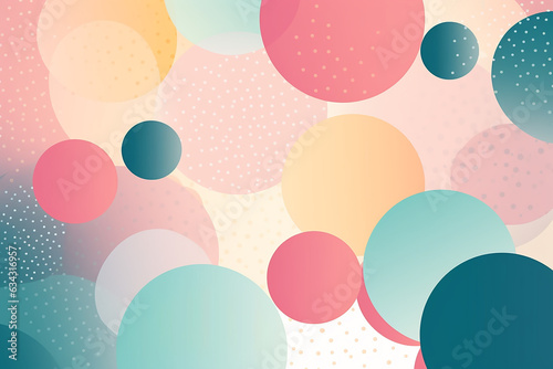 polka dot background, circle wallpaper, colorfull
