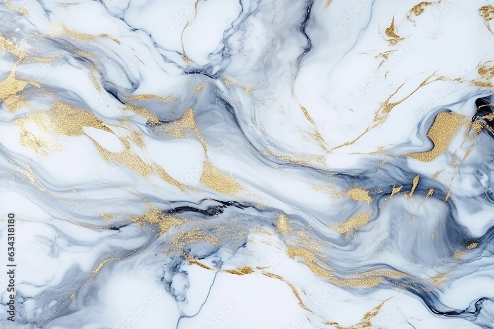 Fototapeta premium gold and white marble floor, interior design