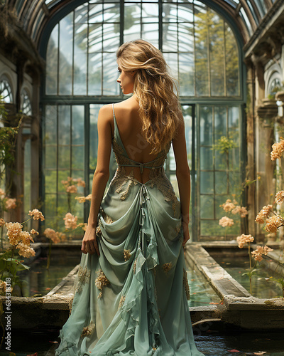 portrait of a woman in a dress