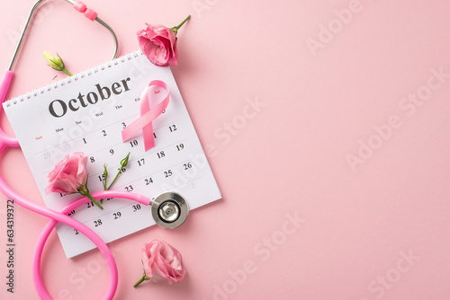 Canvas Print October's Pink Ribbon Campaign is here