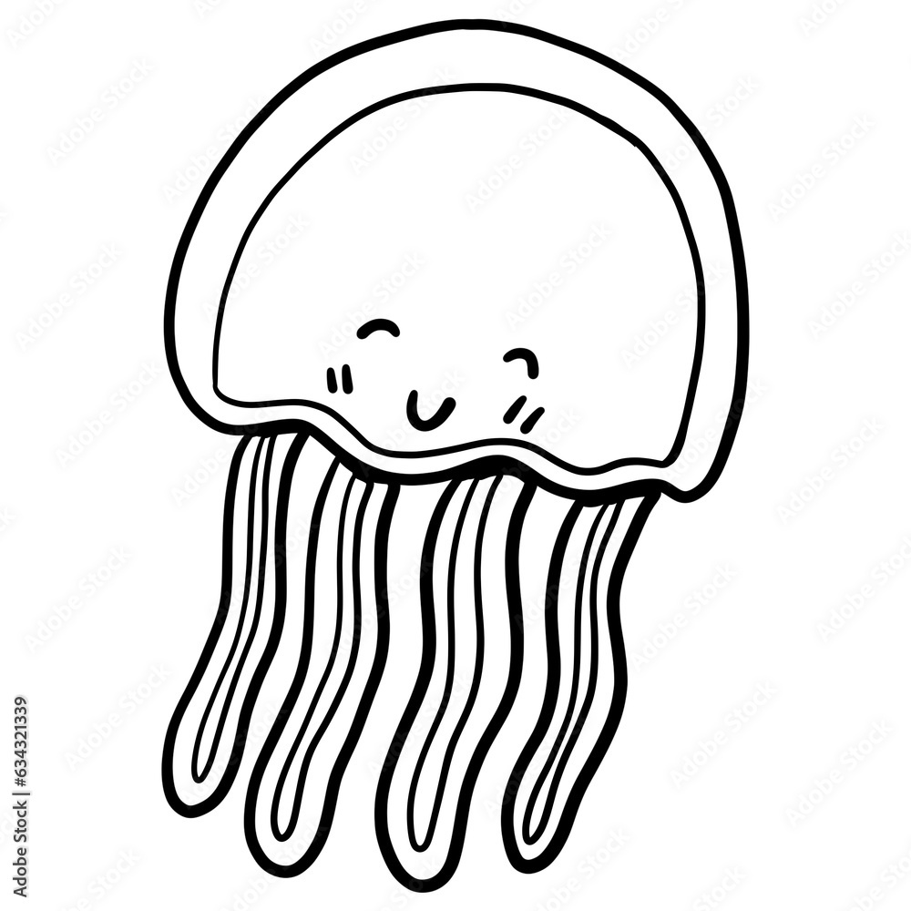illustration of a jelly fish