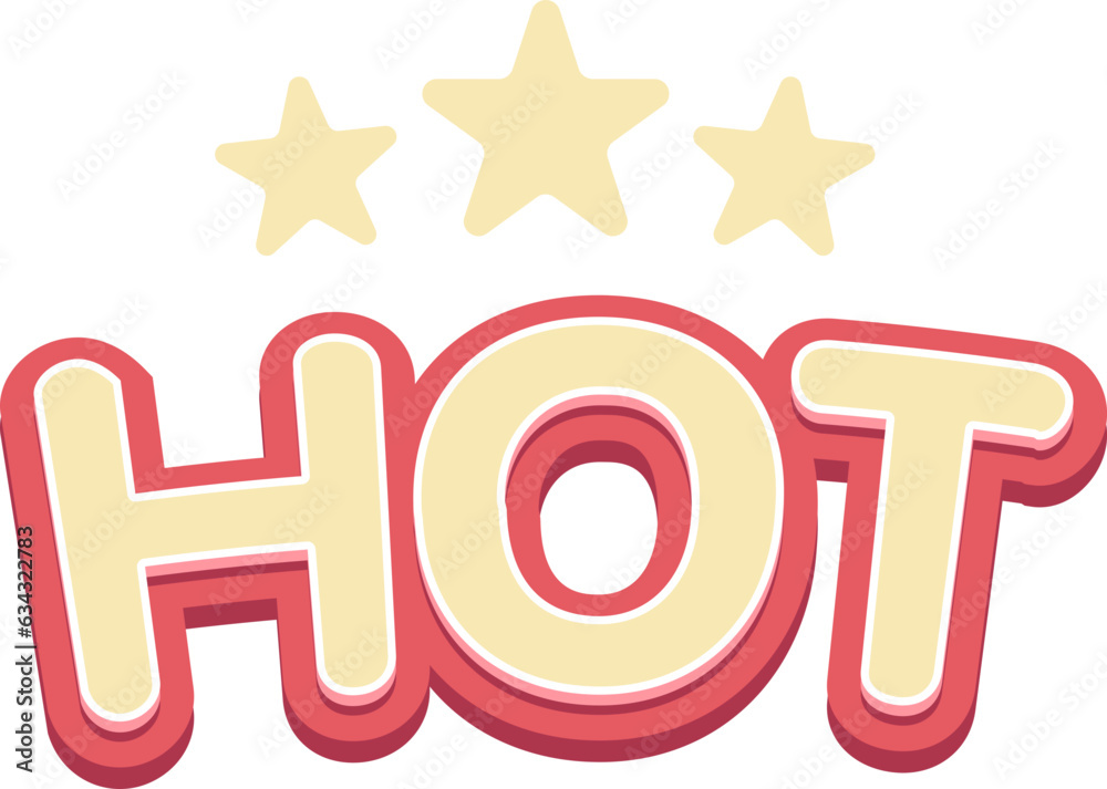 Hot text effect, alphabet pastel text effect, promotion discount label templates