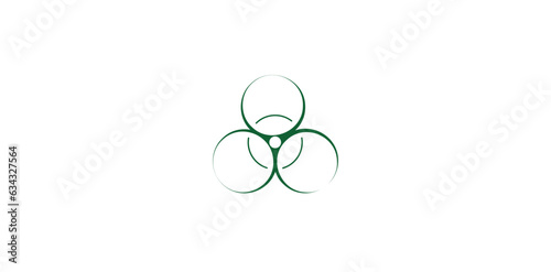 Vector Icon Representing Chemical Hazard Warning for Various Applications