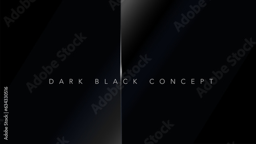 Abstract modern luxury black vector background